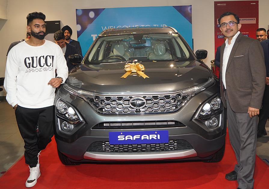 Parmish Verma with his new Tata Safari