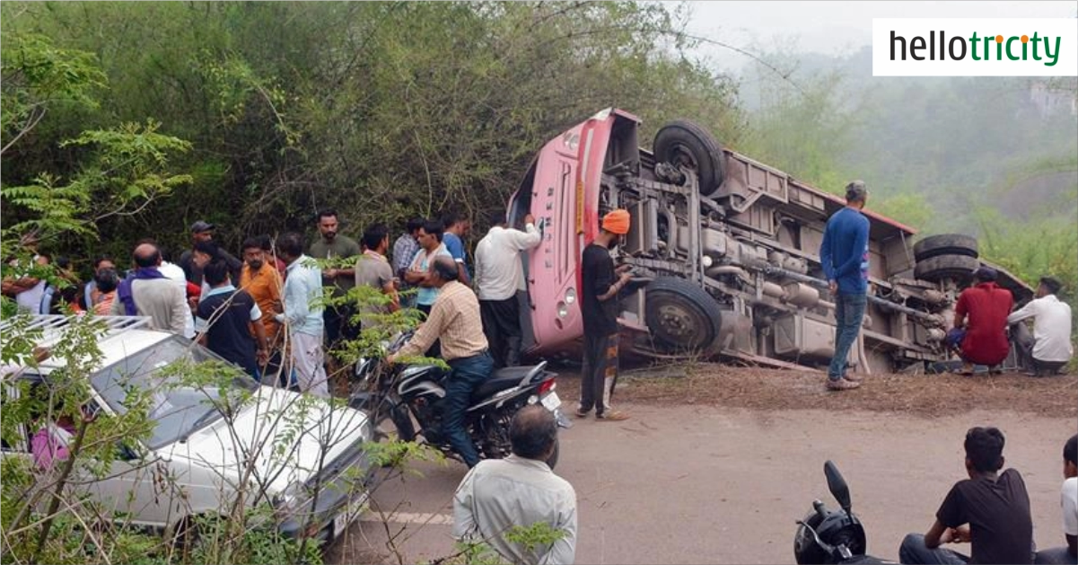 School-Bus-Overturns-in-Pinjore